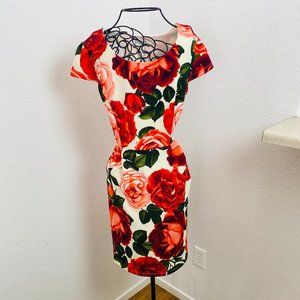 ENFOCUS STUDIO Floral Dress Short Sleeve size 12